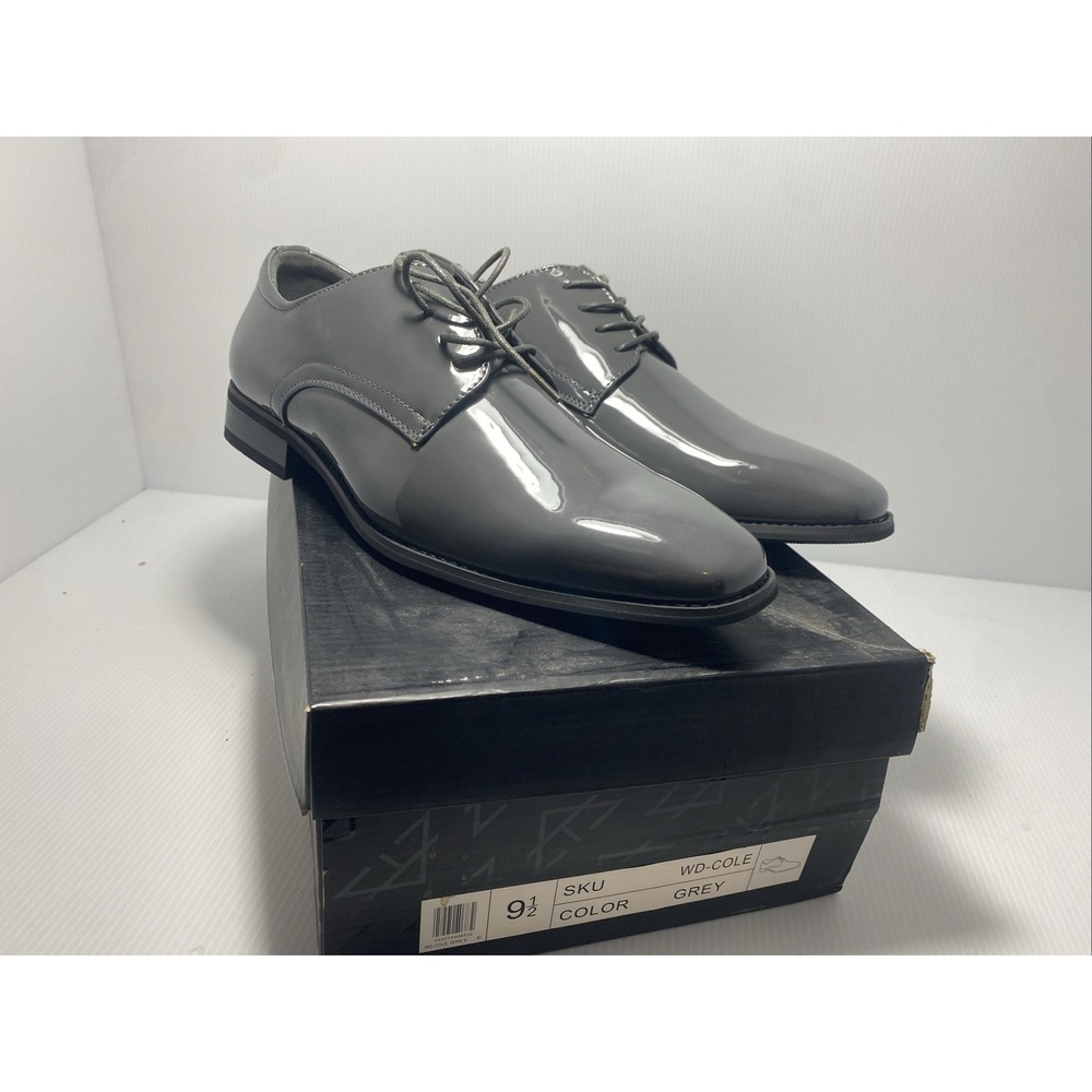 Vance Co Cole Oxford Men's Dress Shoes Grey Size 9.5——-07